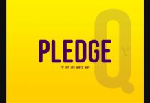 Pledge Font Poster 1