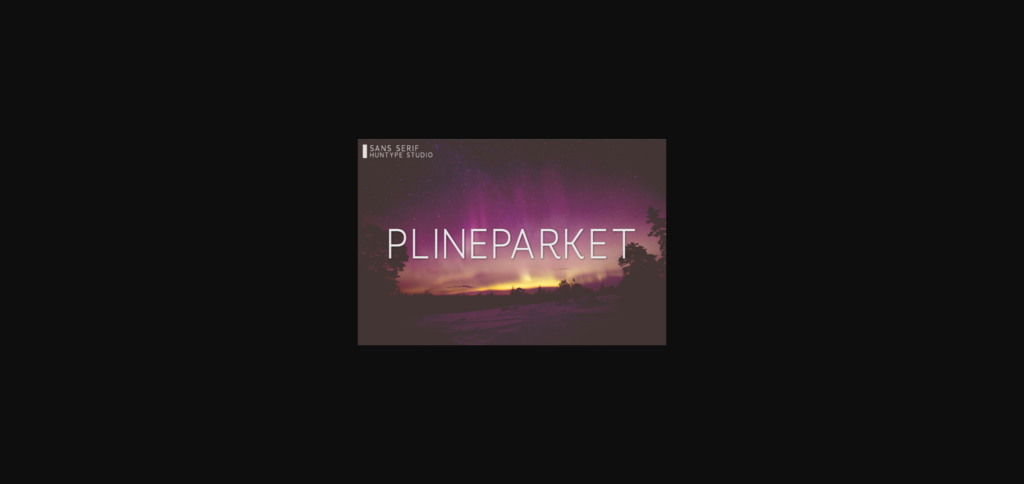 Plineparket Font Poster 3