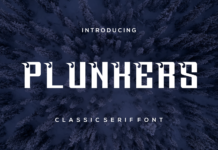 Plunkers Font Poster 1