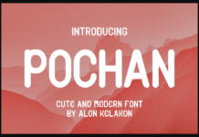 Pochan Font Poster 1