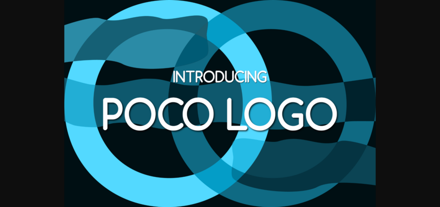 Poco Logo Font Poster 3