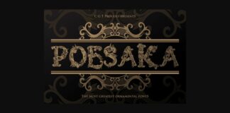 Poesaka Font Poster 1