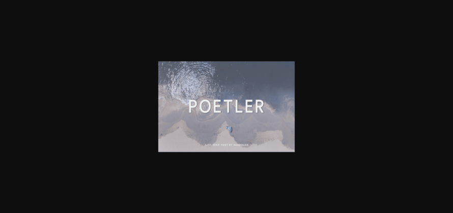 Poetler Font Poster 3