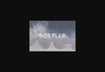 Poetler Font Poster 1