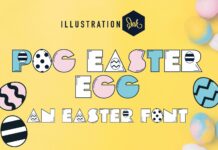 Pog Easter Egg Font Poster 1