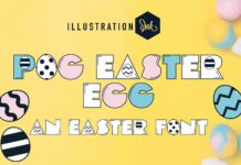 Pog Easter Egg Font Poster 1