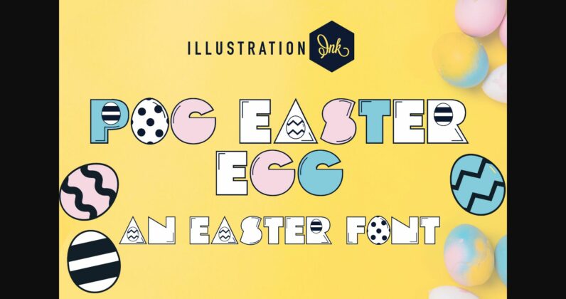 Pog Easter Egg Font Poster 1