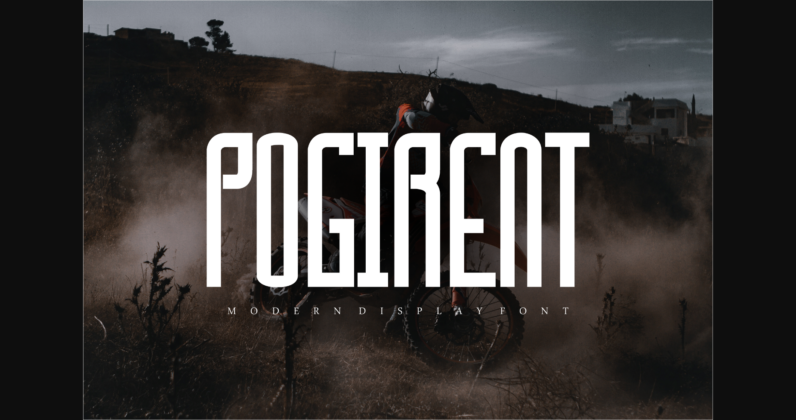 Pogirent Font Poster 3