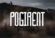 Pogirent Font Poster 1