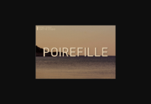 Poirefille Font Poster 1