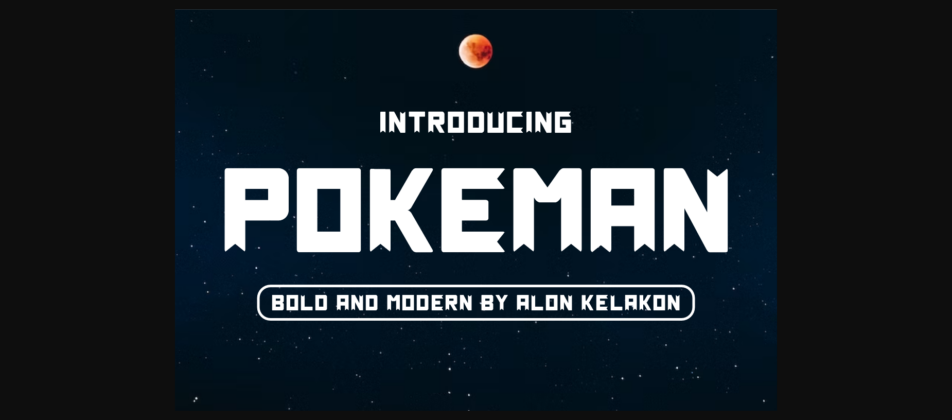 Pokeman Font Poster 3