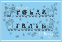 Polar Train Font Poster 1