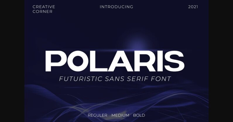 Polaris Font Poster 3