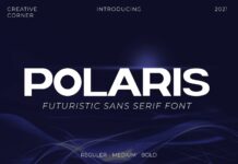 Polaris Font Poster 1