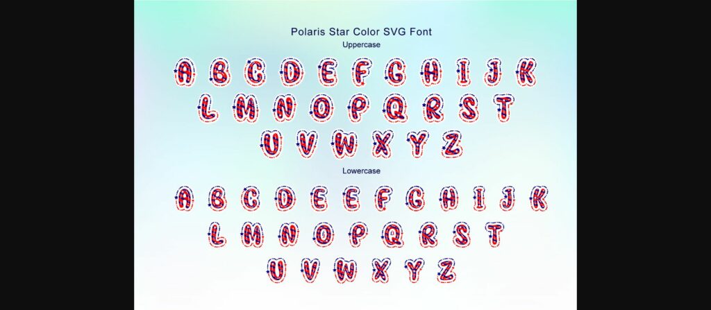Polaris Star Font Poster 10