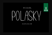 Polasky Font Poster 1