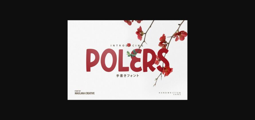 Polers Font Poster 3