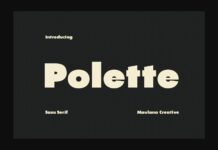 Polette Font Poster 1