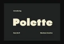 Polette Font Polette Font Poster 1