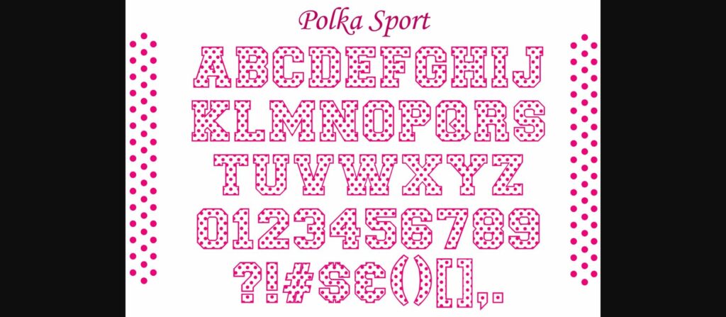 Polka Sport Font Poster 4
