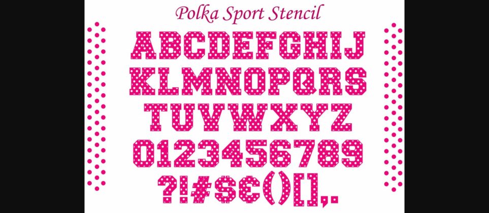 Polka Sport Font Poster 5