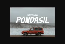 Pondasil Font Poster 1