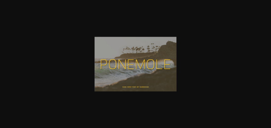 Ponemole Font Poster 3