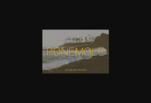 Ponemole Font Poster 1