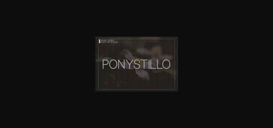 Ponystillo Font Poster 3