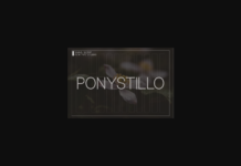 Ponystillo Font Poster 1