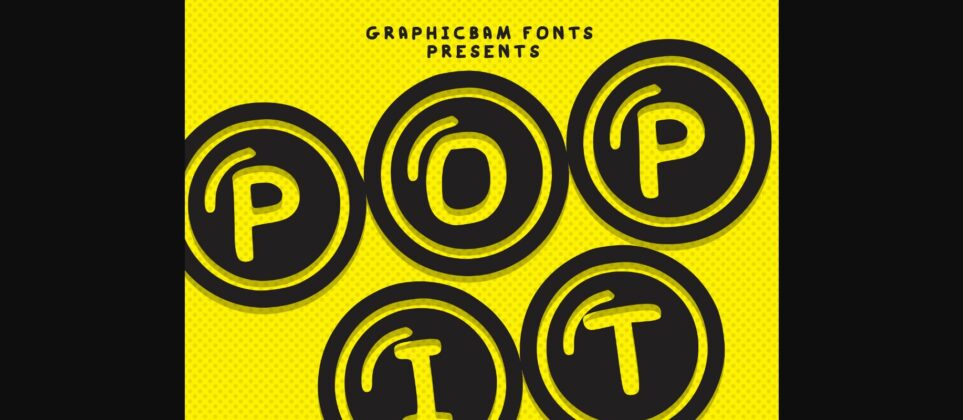 Pop It Font Poster 3