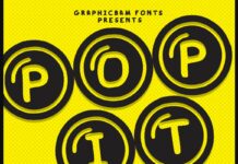 Pop It Font Poster 1