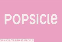 Popsicle Font Poster 1