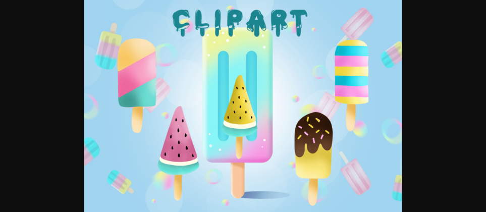 Popsicles Font Poster 7