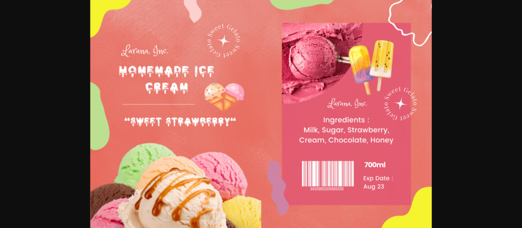 Popsicles Font Poster 8