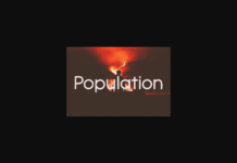 Population Font Poster 1