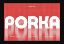 Porka Font Poster 1