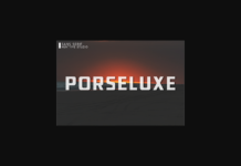 Porseluxe Font Poster 1