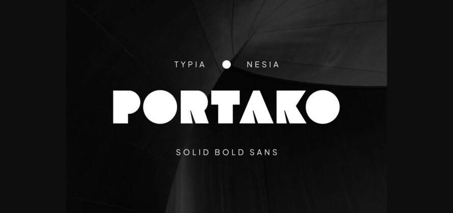 Portako Font Poster 3