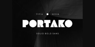 Portako Font Poster 1