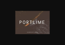 Portlime Font Poster 1