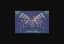 Poshtion Font Poster 1