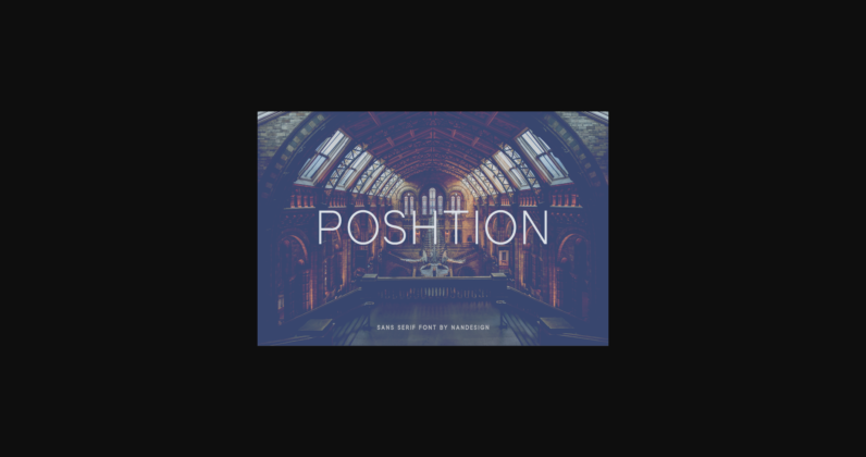 Poshtion Font Poster 1