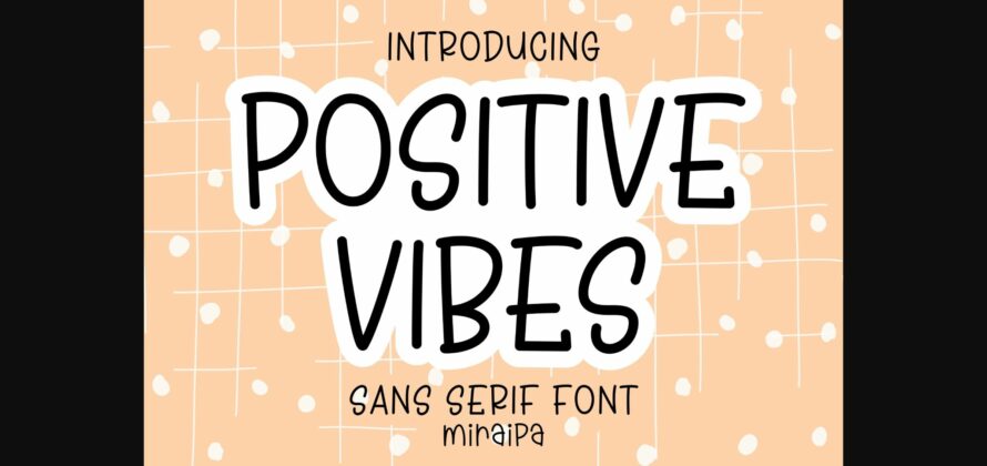 Positive Vibes Font Poster 3