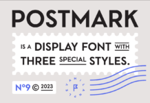 Postmark Font Poster 1