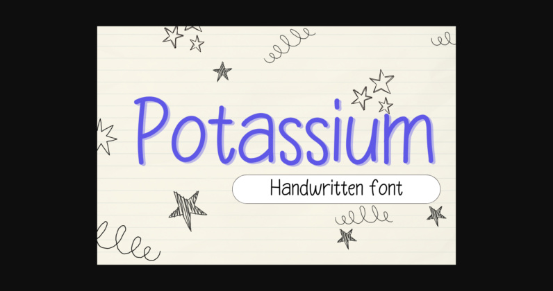 Potassium Font Poster 3
