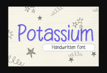 Potassium Font Poster 1