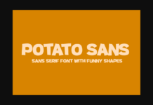 Potato Sans Font Poster 1