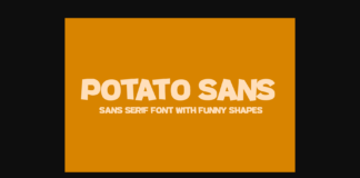 Potato Sans Font Poster 1
