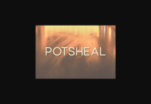 Potsheal Font Poster 1